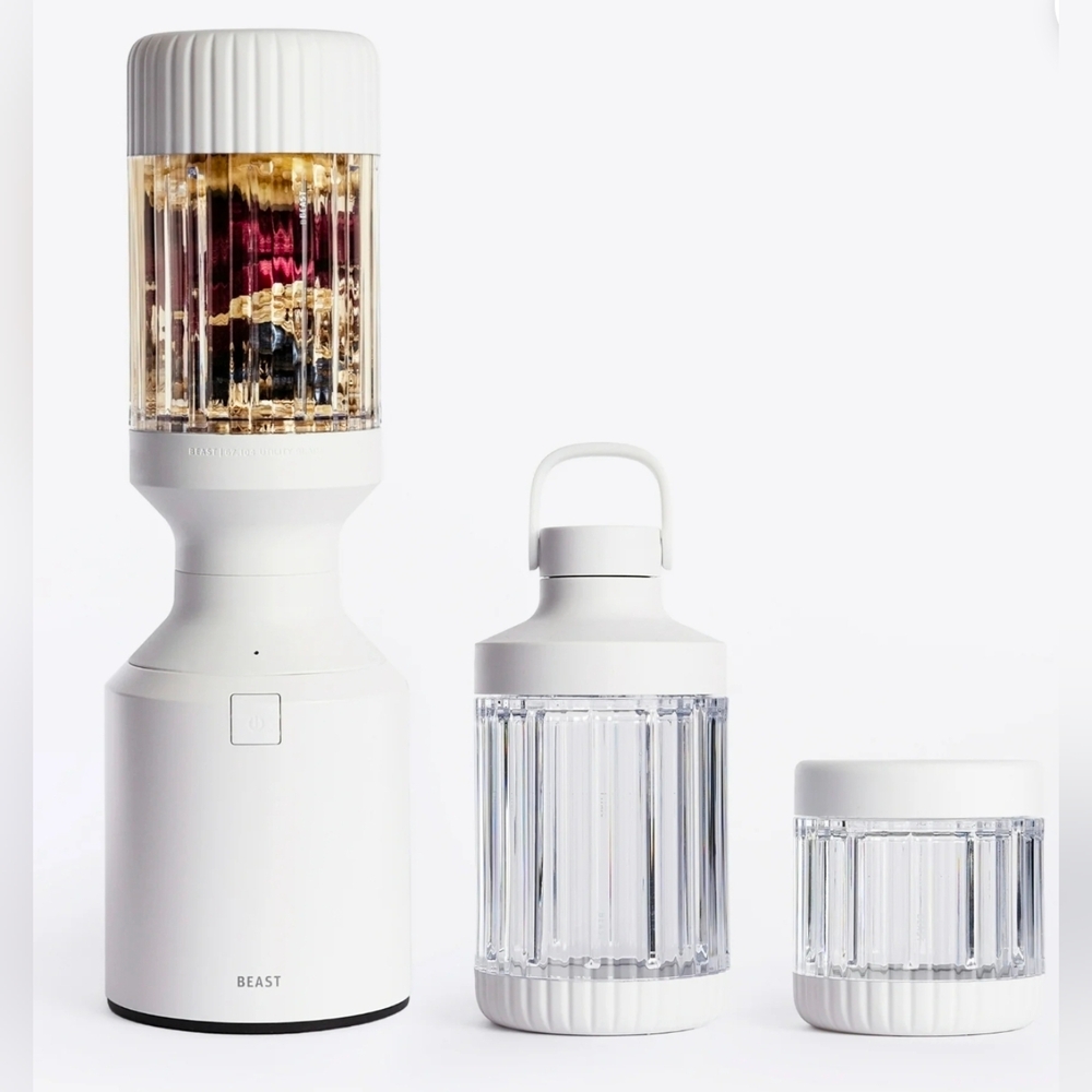 SOLD. BEAST Ultimate Blender Trio Cloud White